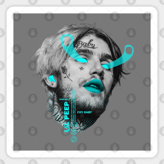 Lil Peep Sticker by mrcatguys